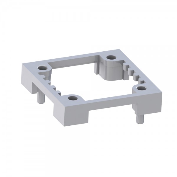 ALLNET Brick’R’knowledge Pieza intermedia transp. 1x1, 10uds
