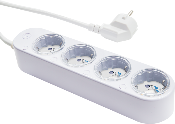 Shelly Power Strip 4 Gen4, blanco