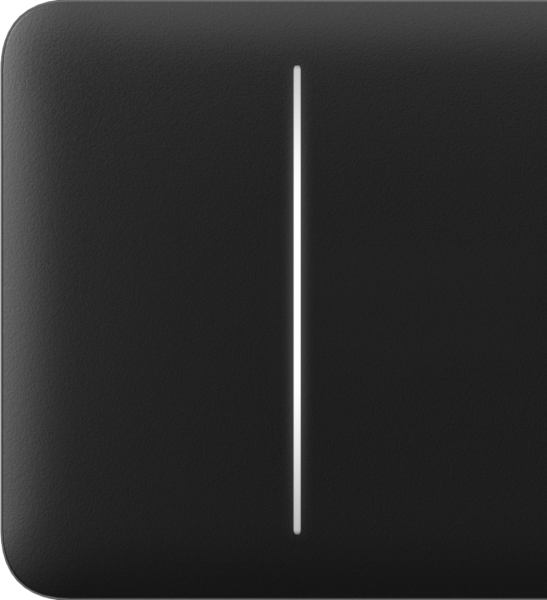 Ajax SideButton (2) horizontal, negro