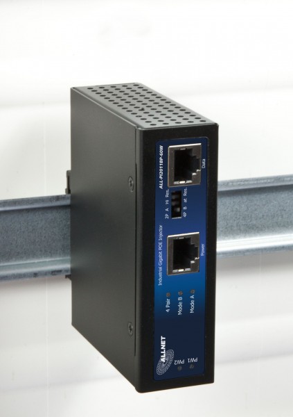 ALLNET ALL-PI2011BP-60W / PoE Injector Industrial 1G TX -&gt; 1