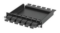 Telegärtner LWL, Baugruppenträger HD3-ES, zbh. Patch-Modul 0,5HE 6xMPO-Kupplungen,