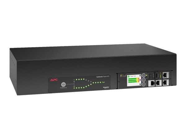 APC Rack ATS, 230V, 32A, IEC 309 in, (16) C13 (2) C19 out