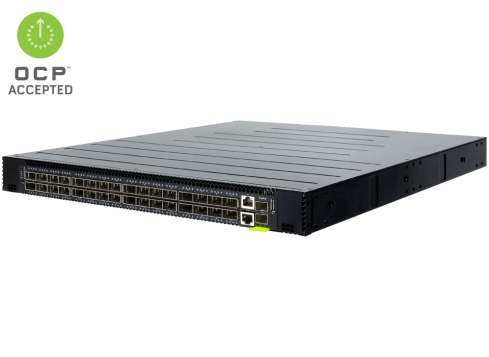 EdgeCore Switch full manged 32 Port • 32 x 100G QSFP28 • 19&quot; 1 HE • Datacenter Switch • Back-to-front • DCS204 • 7726-32X-O-AC-B