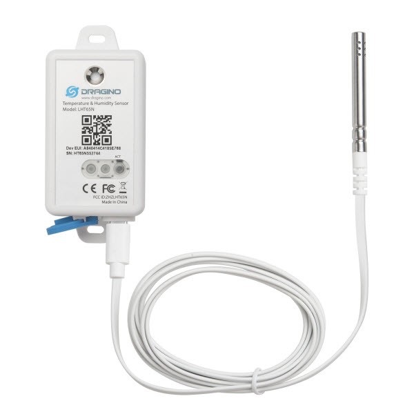 DRAGINO LHT65N-E31F Sensor de Temp &amp; Humedad