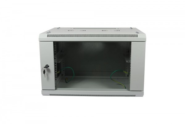 ALLNET 19"Wandgehäuse, 15HE, 1-teilig, T600mm, Lichtgrau, zerlegt(Flat Pack), SMA-Serie,