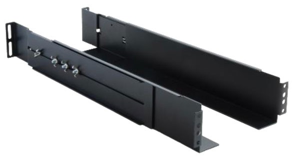 Effekta zbh.Gleitschienen für 19" Schrank, 498-800mm veränderbar, bis zu 45Kg, 2HE