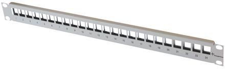 Telegärtner Modulträger, Patchpanel, f. 24xAMJ/AMJ-S-Mod./Kupp