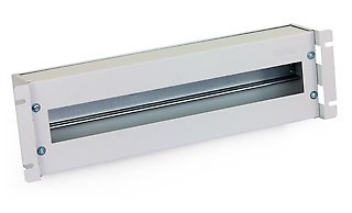 Triton 19"Schrank, zbh. Schutzschalterleiste(Hutschiene), 3H