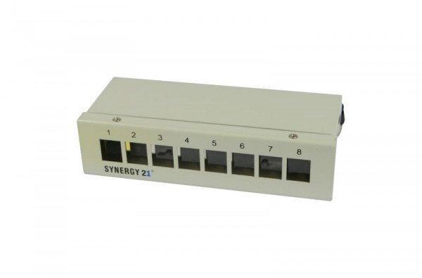 Synergy 21 Panel de Parcheo 12x CAT6, 10&quot;, gris