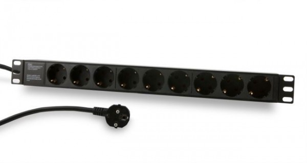 Synergy 21 Regleta 9 tomas 19¨, negro