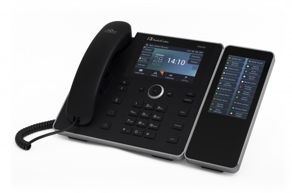 AudioCodes SFB 450HD IP-Phone PoE GbE with an external power supply black