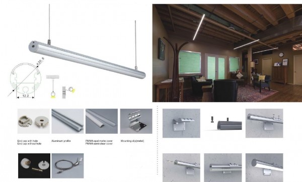 Synergy 21 ALU008 Perfil de Aluminio, 2m