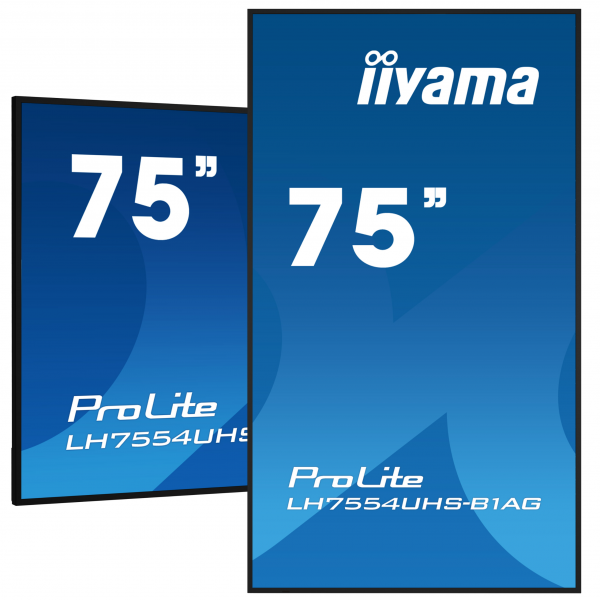 iiyama ProLite Pantalla profesional 75&quot; 4K UHD, negro
