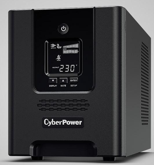 CyberPower USV, PR Tower-Serie, 2200VA/1980W, Line-Interactive, reiner Sinus, LCD, USB/RS232, ext.Runtime,