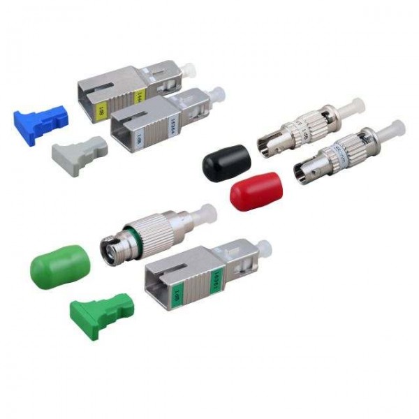 LWL-Dämpfungsglied SC/APC 10dB, Return Loss 60dB, SM, 9um, Metall
