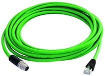 Telegärtner, STX M12x1-RJ45 VL X-kod. Cat.6A, 1,0m,