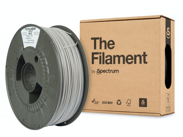 Spectrum The Filament PETG, Nube gris 1Kg