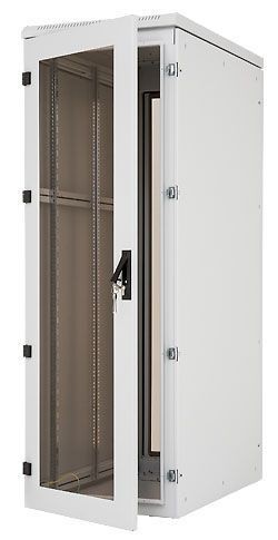Triton 19"Schrank 42HE, B600/T1200, Lichtgrau, IP54, Dreipunktschließung,
