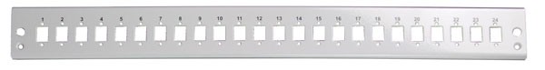 LWL-Patchpanel, ohne Frontblende, zbh.Frontblende SC Simplex/E2000® Simplex/MTRJ/LC Duplex