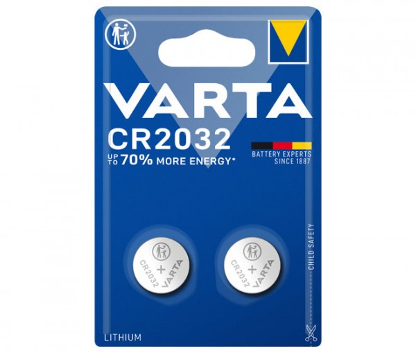 Varta Pila CR2032, Pack 2 unidades