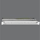 Rutenbeck Modulträger, Patchpanel, für 24 Module, Lichtgrau,