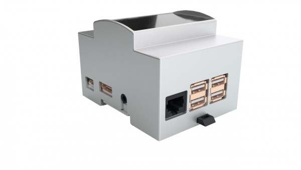 Raspberry Pi Caja carril DIN