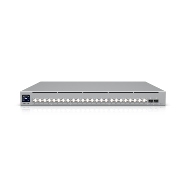 Ubiquiti Switch full managed Layer3 26 Port • 8x 2,5 GbE • 16x 10 GbE • PoE Budget 720W • 24x PoE+++ • 2x SFP28 • 19" • UniFi • USW-Pro-XG-24-PoE