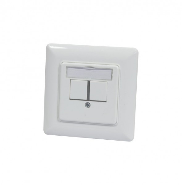 Dosen TP, UP, 2-fach, CAT6A, Keystone, Reinweiss, Synergy 21