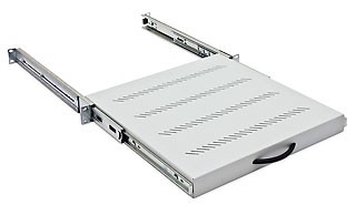 Triton 19&quot;zbh. Zwischenboden, 350mm, ausziehbar, Schwarz, Vo