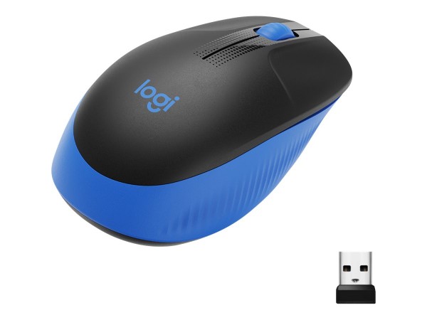Logitech M190 Ratón inalámbrico, azul