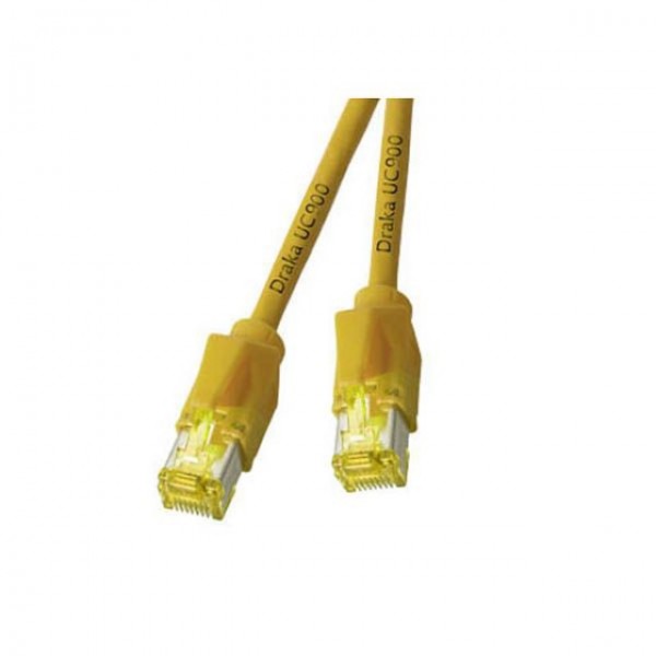 Patchkabel RJ45, CAT6A 500Mhz, 2m, gelb; S-STP(S/FTP); ND-UC900+TM31,