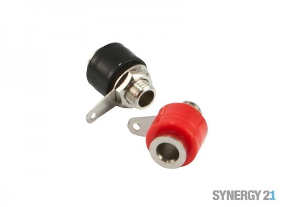 Synergy 21 Pinza de laboratorio rojo, 4mm
