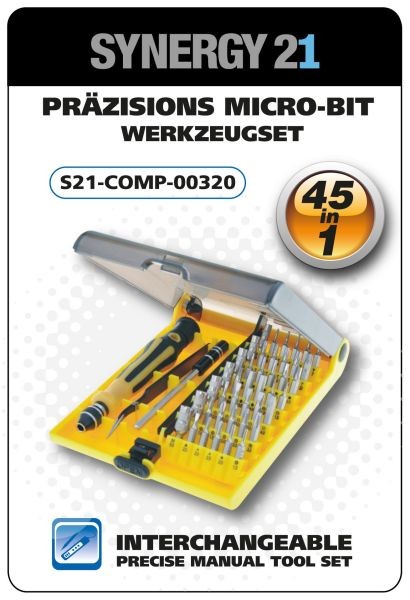 Synergy 21 Estuche destonillador con 45 piezas