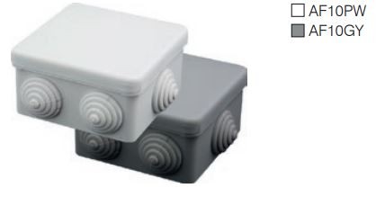 TEM Series Fontana junction box IP44 RN01 GY