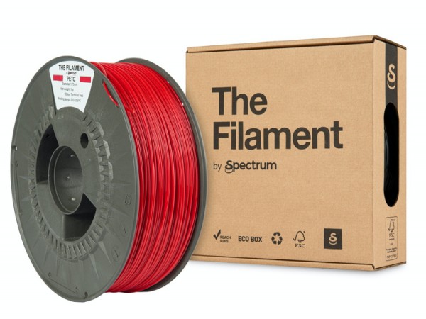 Spectrum The Filament PETG, Rojo Técnico 1kg