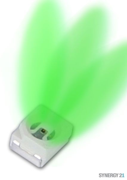 Synergy 21 SMD PLCC2 3528, verde