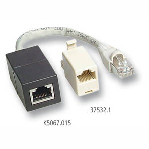 Kabel TK ISDN-Terminator Adapter 100 Ohm, RJ-45 St/Bu, 15cm