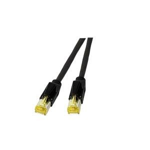 Patchkabel RJ45, CAT6A 900Mhz, 0, 5m schwarz, S-STP(S/FTP), ND-UC900+TM31