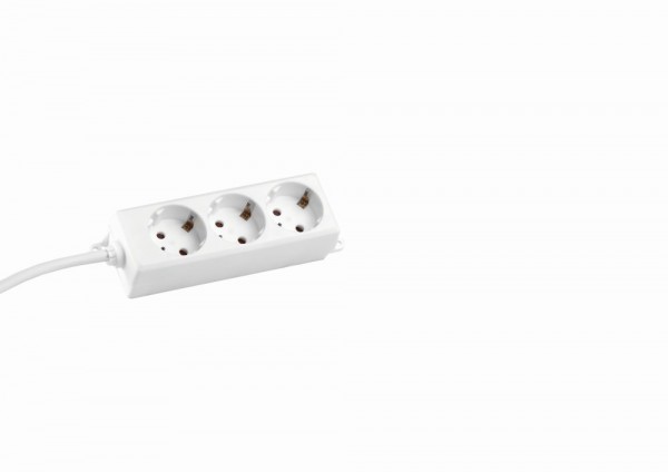 Bachmann Tischsteckdose, 3xDosen(CEE7)->Stecker(CEE7), 3m, montierbar, SELLY,