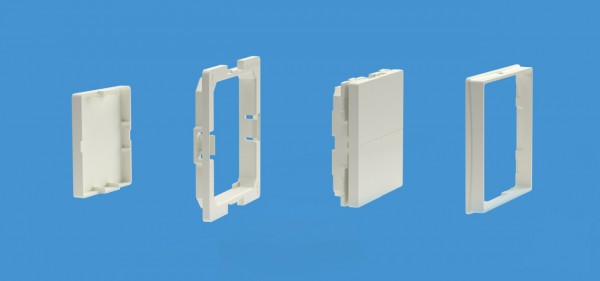 Shelly Adaptador BLU Wall Switch 4 Legrand & Shelly, blanco