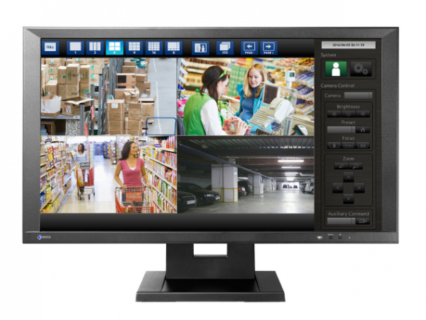 Eizo DuraVision IP-Video-Decoder Monitor FDF2312W-IP schwarz 23&quot;Zoll, IPS-Panel