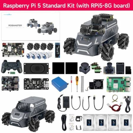 Yahboom ROSMASTER M1 (Standard Kit-sin Raspberry Pi)