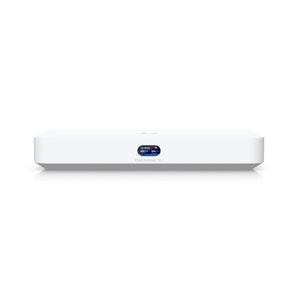Ubiquiti UniFi Cloud Gateway Fiber Â• UniFi OS Console Â• 1x 10 GbE Â• 4x 2,5 GbE Â• 2x SFP+ Â• UCG-Fiber