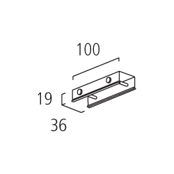 Synergy 21 by EUTRAC POST CONNECTOR F. ROPE/PENDAR, white, M13