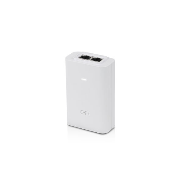 Ubiquiti POE Injector, 24V, 24W, POE-24-24W-WH-EU