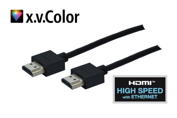 Kabel Video HDMI ST/ST 2, 0m, Slim Line, HDMI High Speed wi