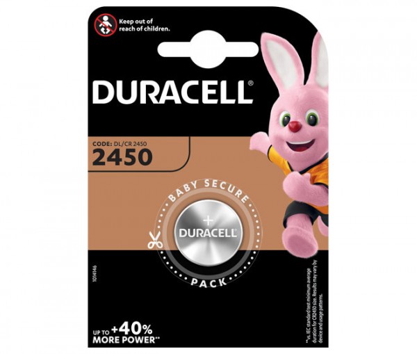 Batterie Knopfzelle CR2450 Duracell