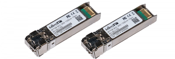 MikroTik Par de módulos SFP+ 1/10/25G 15km