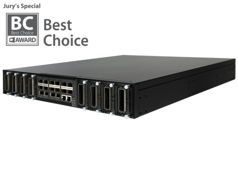 EdgeCore Switch full manged 24 Port • 16 x 100G QSFP28 • modular • 19&quot; 1 HE • Datacenter Switch • Front-to-back • 7716-24SC-O-48V-F