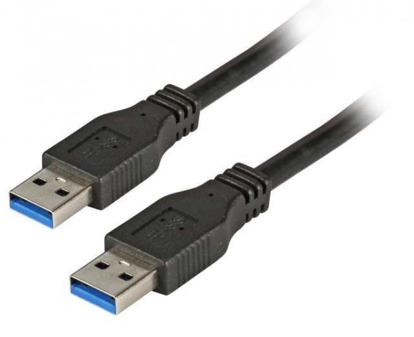 Kabel USB, A(St) => A(St), 3.0m, USB3.0, schwarz, Classic,